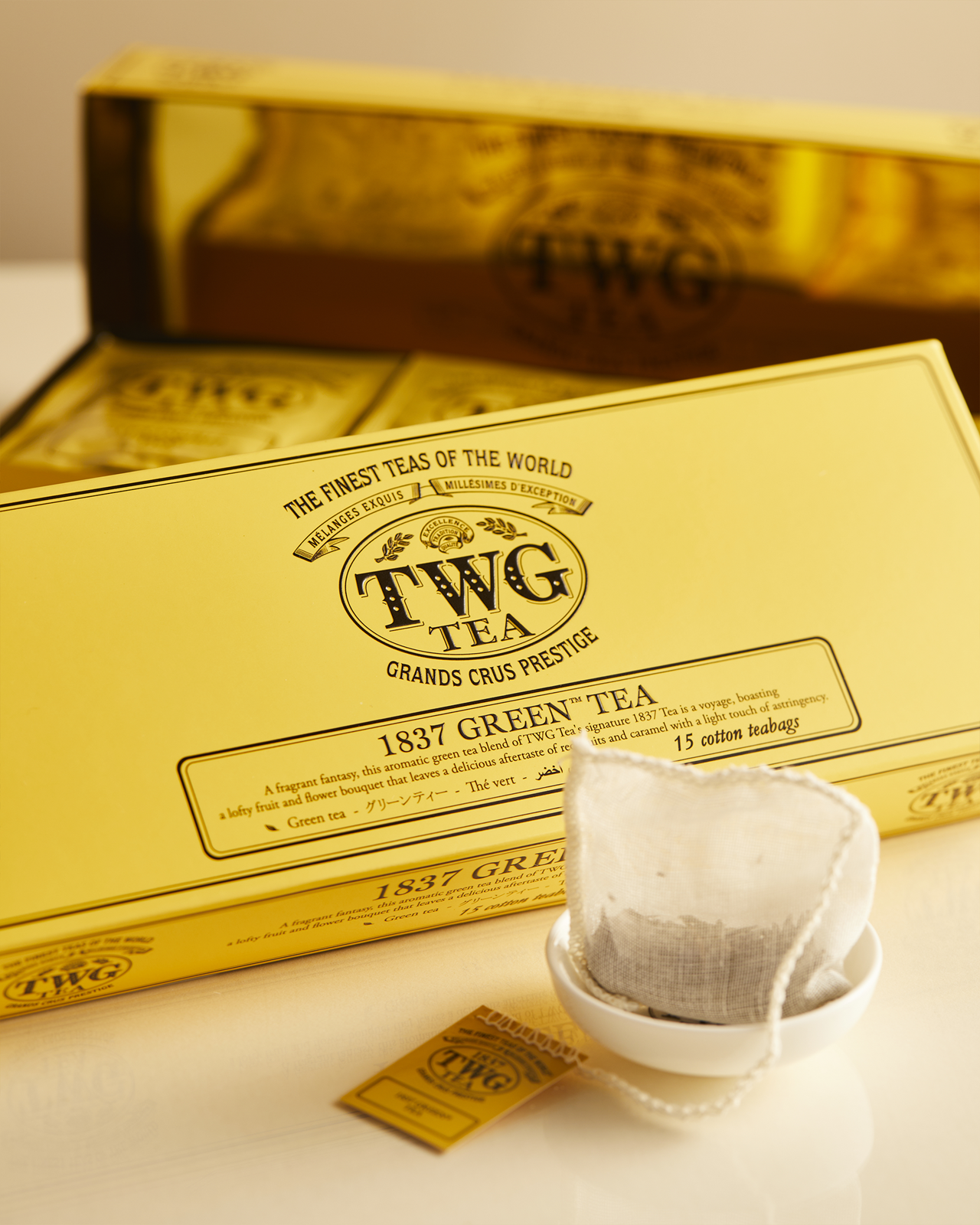 Experience the Refined Taste of TWG Green Tea - Luxury in Every Sip