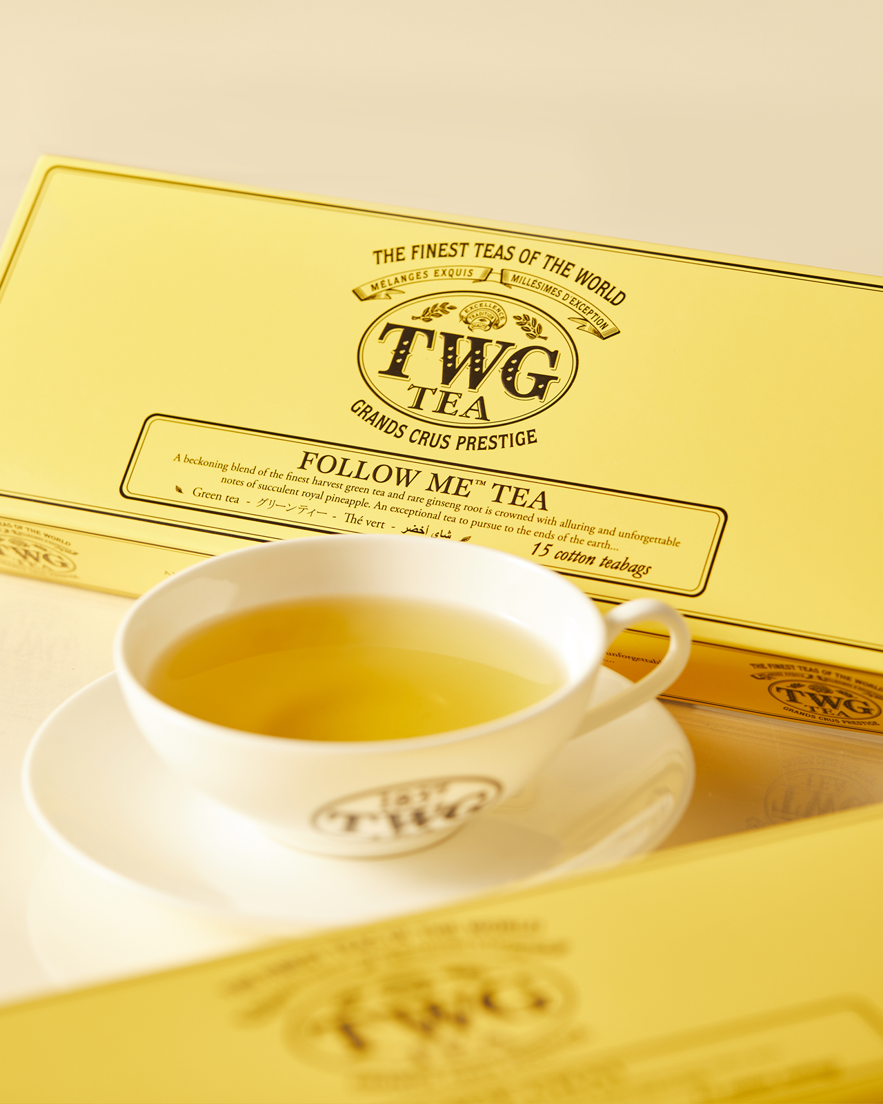 Experience the Refined Taste of TWG Green Tea - Luxury in Every Sip
