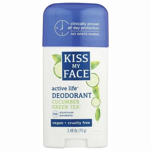 kiss my face deodorant cucumber green tea